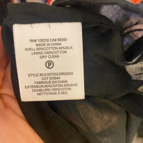 Joie Huston Black Floral Midi Dress Size Large - Picture 4 of 8